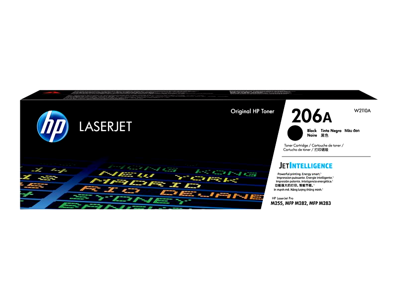 HP 206A - black - original - LaserJet - toner cartridge (W2110A)