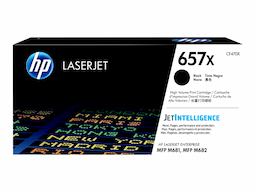HP 657X - High Yield - black - original - LaserJet - toner cartridge (CF470X)