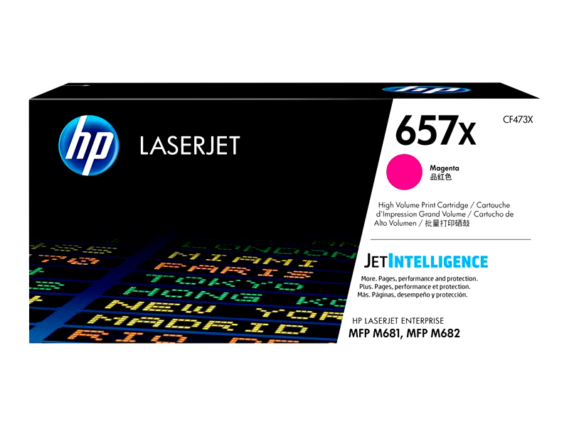HP 657X - High Yield - magenta - original - LaserJet - toner cartridge (CF473X)