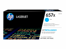 HP 657X - High Yield - cyan - original - LaserJet - toner cartridge (CF471X)