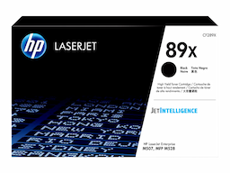 HP 89X - high capacity - black - original - LaserJet - toner cartridge (CF289X)