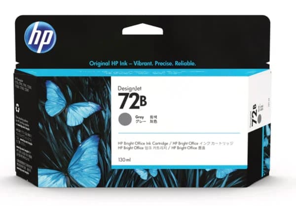HP 72B - high capacity - grey - original - DesignJet - ink cartridge