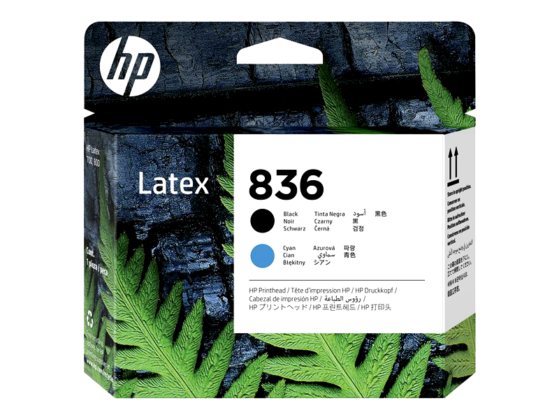 HP 4UV95A 836 Black, Cyan Original Latex Printhead