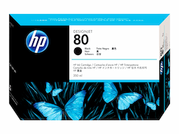 HP 80 - black - original - ink cartridge