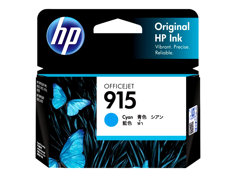 HP 915 - cyan - original - ink cartridge