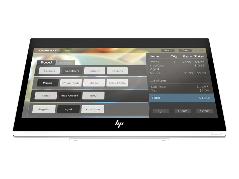 HP 5XY06AA Qualcomm Snapdragon Engage One Prime All-in-One, 14 Inches, 4 GB, Android OS 8.1, Black