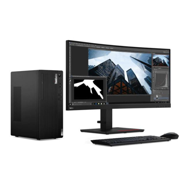 Lenovo ThinkCentre M70t Tower - 11EUS11500 10th Gen Intel Core i3 16 GB RAM 1 TB SSD DOS Black