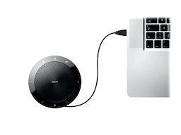 Jabra (100-43100000-40) Black, Speak 510 Portable Speakerphone, Fast Charging & Up to 15 Hours of Battery Life