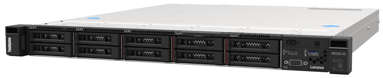 Lenovo Rack (1U) SR250 v2 Intel Xeon E-2378 8C 65W
