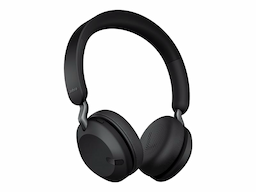 Jabra Elite 45h, Titanium Black (100-91800000-40) On Ear Wireless Headphones with Mic, Fast Charging & Up to 50 Hours of Battery Life, Superior Sound with 40mm Speakers, Compact & Lightweight