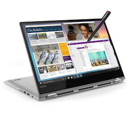 Lenovo Yoga 530 81EK00ACIN Core i5 8th Gen Windows 10 Laptop 8 GB RAM 512 GB SSD NVIDIA GeForce MX130 + 2 GB Graphics MS Office 35.56cm Grey