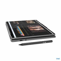 Lenovo Yoga 7 Intel Evo i7 1260P (82QE0060IN) Storm Grey Laptop, 14"(35.56cm) QHD OLED 2-in-1 400Nits, 6GB RAM, /512GB SSD, 1.42Kg, Win 11 Office 2021