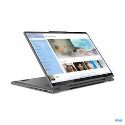 Lenovo Yoga 7 Intel Evo i7 1260P (82QE0060IN) Storm Grey Laptop, 14"(35.56cm) QHD OLED 2-in-1 400Nits, 6GB RAM, /512GB SSD, 1.42Kg, Win 11 Office 2021