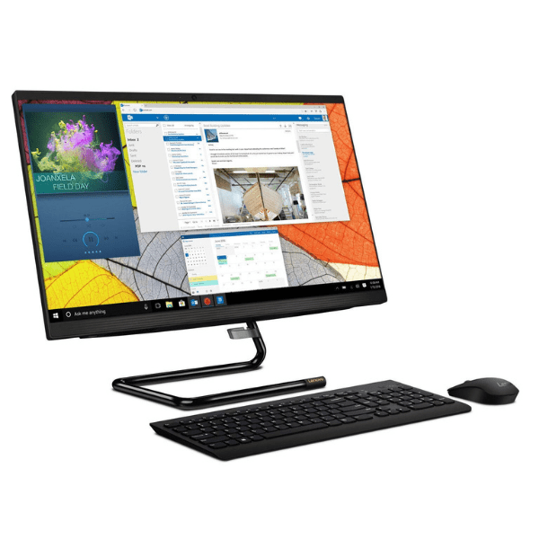 Lenovo Ideacenter A340 F0E8001GIN All-in-One Desktop, 21.5 Inches, 8 GB, 1 TB, Windows 10, 8th Core i3, Black