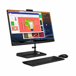 Lenovo IdeaCentre AIO 3 (F0G0015MIN) All-in-One Desktop, 11th Gen Intel i5, 23.8" FHD IPS 3-Side Edgeless, 8GB RAM, 512GB SSD, HD 720p Camera, Wireless, Windows 11, MS Office 2021