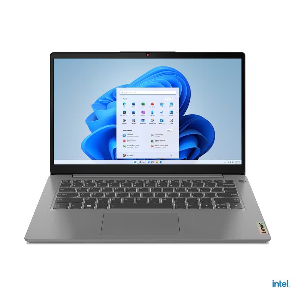 Lenovo IdeaPad 3 (82RJ004AIN) Cloud Grey, Thin & Light Laptop, 12th Gen Intel Core i5, 14" FHD, 8GB RAM, 512GB SSD, Integrated Intel UHD, 1.6Kg, Windows 11 Home
