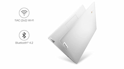 Lenovo IdeaPad Slim 3i Chromebook (82C1002SHA), Platinum Grey, Intel Celeron N4020 Processor, 35.56 cms (14) FHD, 4 GB LPDDR4, 64 GB, 1.4 Kgs, Chrome OS