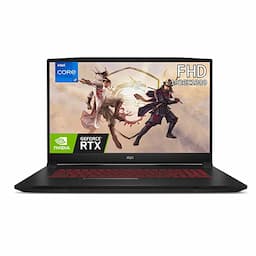 MSI Katana GF76 (9S7-17L212-847) Black, Gaming Laptop, Intel 11th Gen. i5-11400H, 17.3-Inch IPS-Level FHD 144Hz, 8GB RAM, 512GB NVMe SSD, Nvidia GTX1650 4GB GDDR6, 2.6Kg, Windows 11 Home