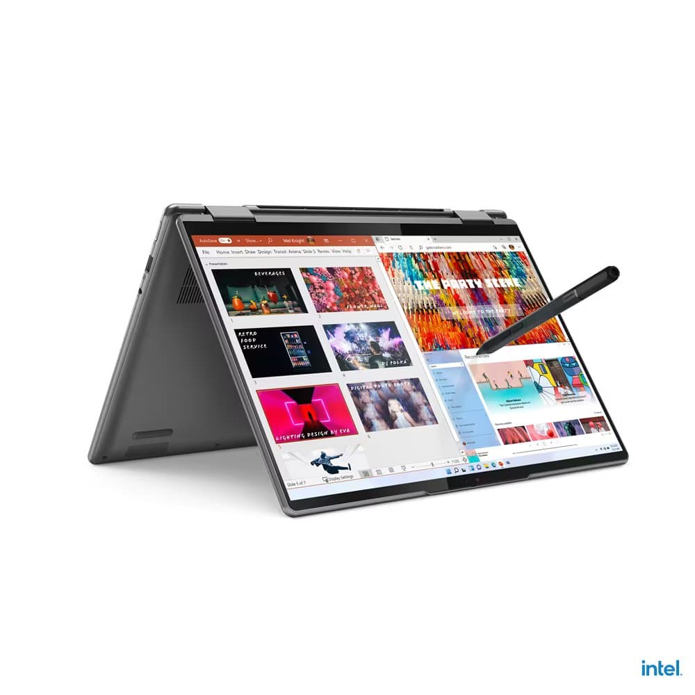 Lenovo (82QE009SIN) Yoga 7 Intel Evo i7, 14 inch QHD, 16GB RAM, 512GB SSD, Win 11 - Storm Grey
