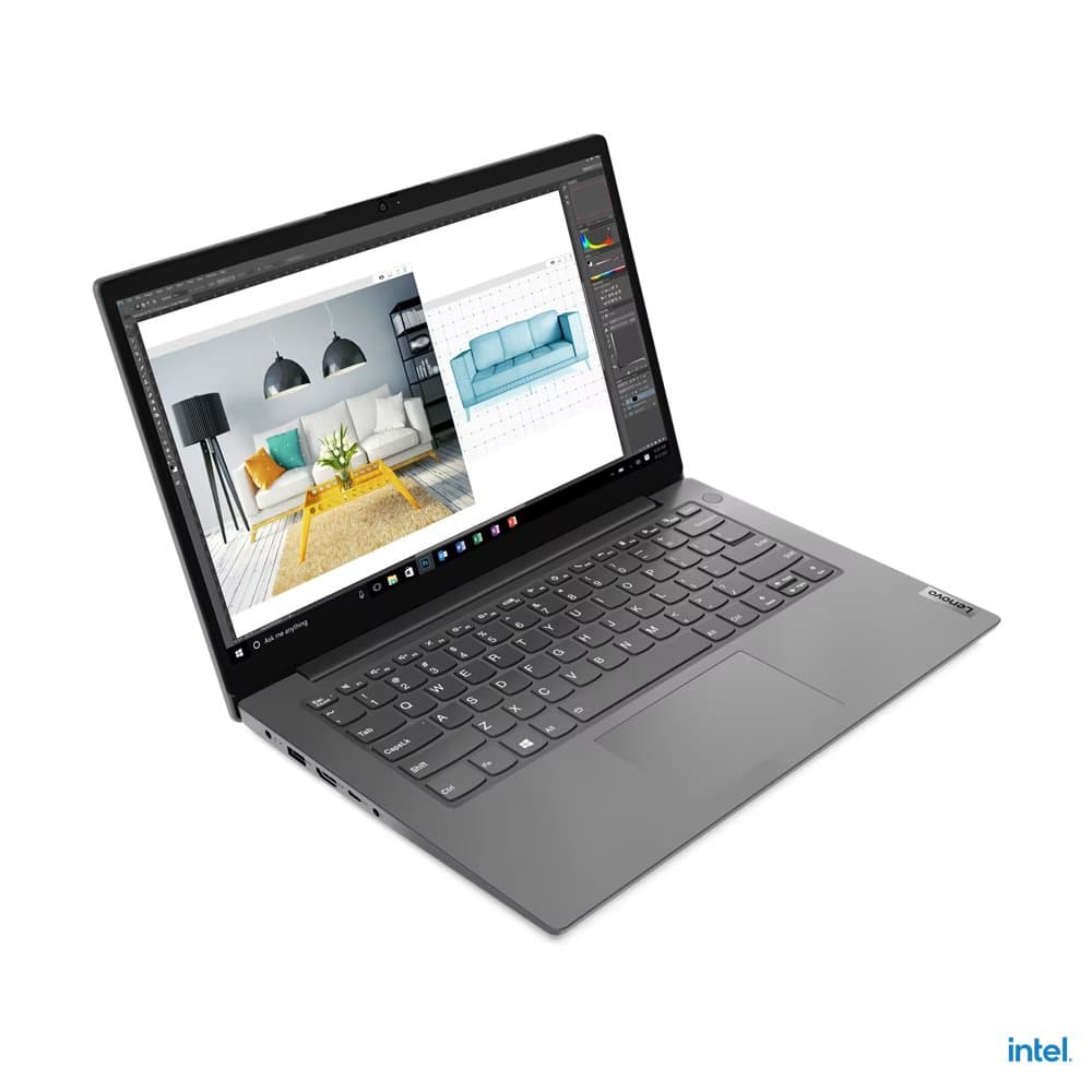 Lenovo 82KAA06YIH V14 6YIH Laptop, Intel Core i3-1115G4, 14 inch HD (1366x768) TN 250nits Anti-glare, 11ac, 2x2 + Bluetooth 5.0, 8 GB, 256 GB, Ethernet 100/1000M (RJ-45), Iron Grey