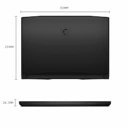 MSI Katana GF66(9S7-158332-1002) Black Thin and light Gaming Laptop, Intel 12th Gen. i7-12650H, 40CM FHD 144Hz, 16GB RAM, 1TB NVMe SSD, Nvidia RTX3060 6GB GDDR6, 2.25Kg, Windows 11 Home