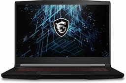 MSI GF63 Thin 11UC-867IN Gaming Laptop, Core i5 11th Gen, 8 GBRAM, 512 GB SSD, 4 GB Graphics, NVIDIA GeForce RTX 3050, 144 Hz, 15.6 Inch, Black, 1.86 Kg, Windows 10 Home