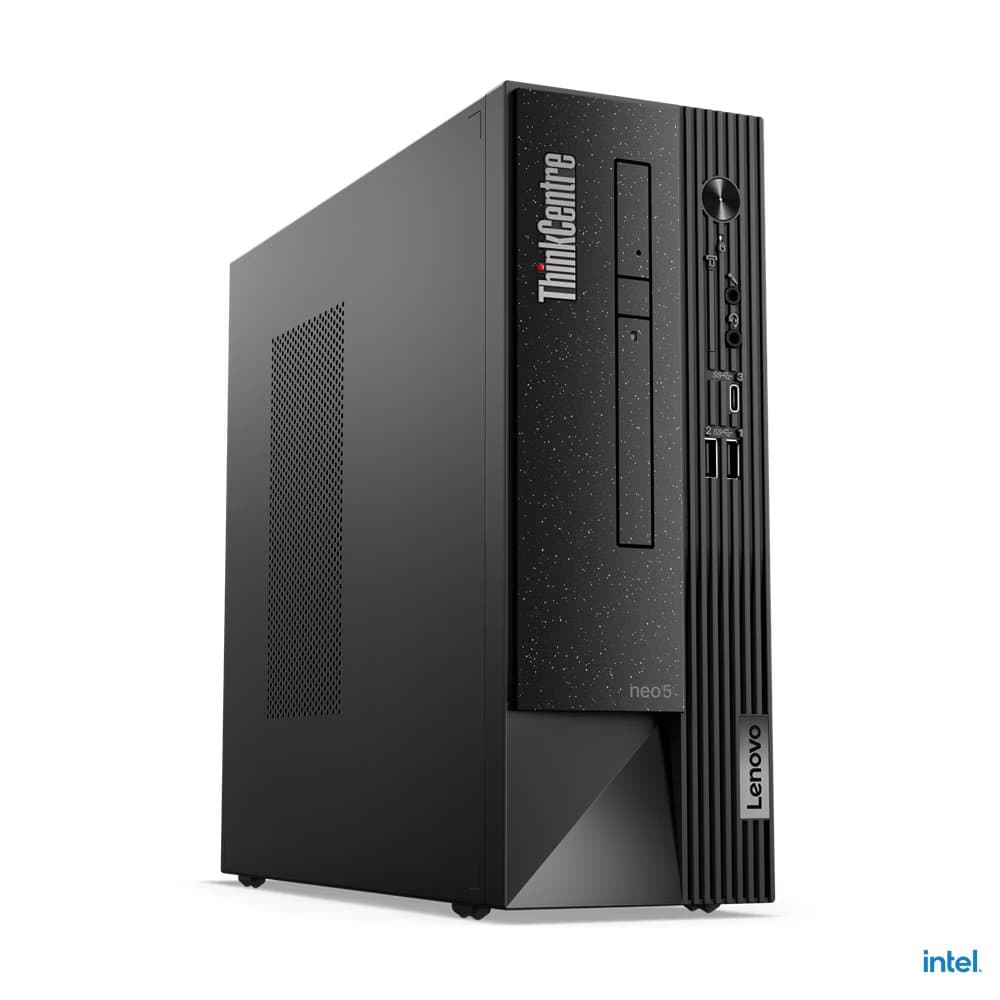 Lenevo 11T0S08J00 ThinkCentre neo 50s Desktop, Integrated Intel UHD Graphics 730, 1x 8GB UDIMM DDR4-3200, 512GB SSD M.2 2280 PCIe 4.0x4 NVMe Opal 2.0, Black