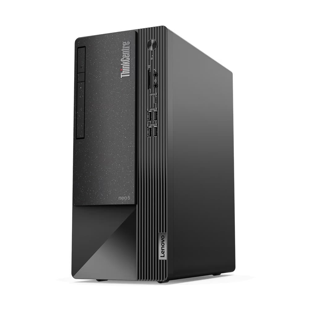 Lenovo 11SES02000 Neo 50T Desktop, G3, i5-12400, 8 GB, 512 GB, Black