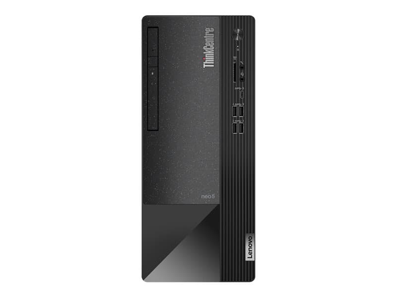 Lenovo ThinkCentre neo 50t - tower - Core i3 12100 3.3 GHz - 8 GB - SSD 256 GB - International English