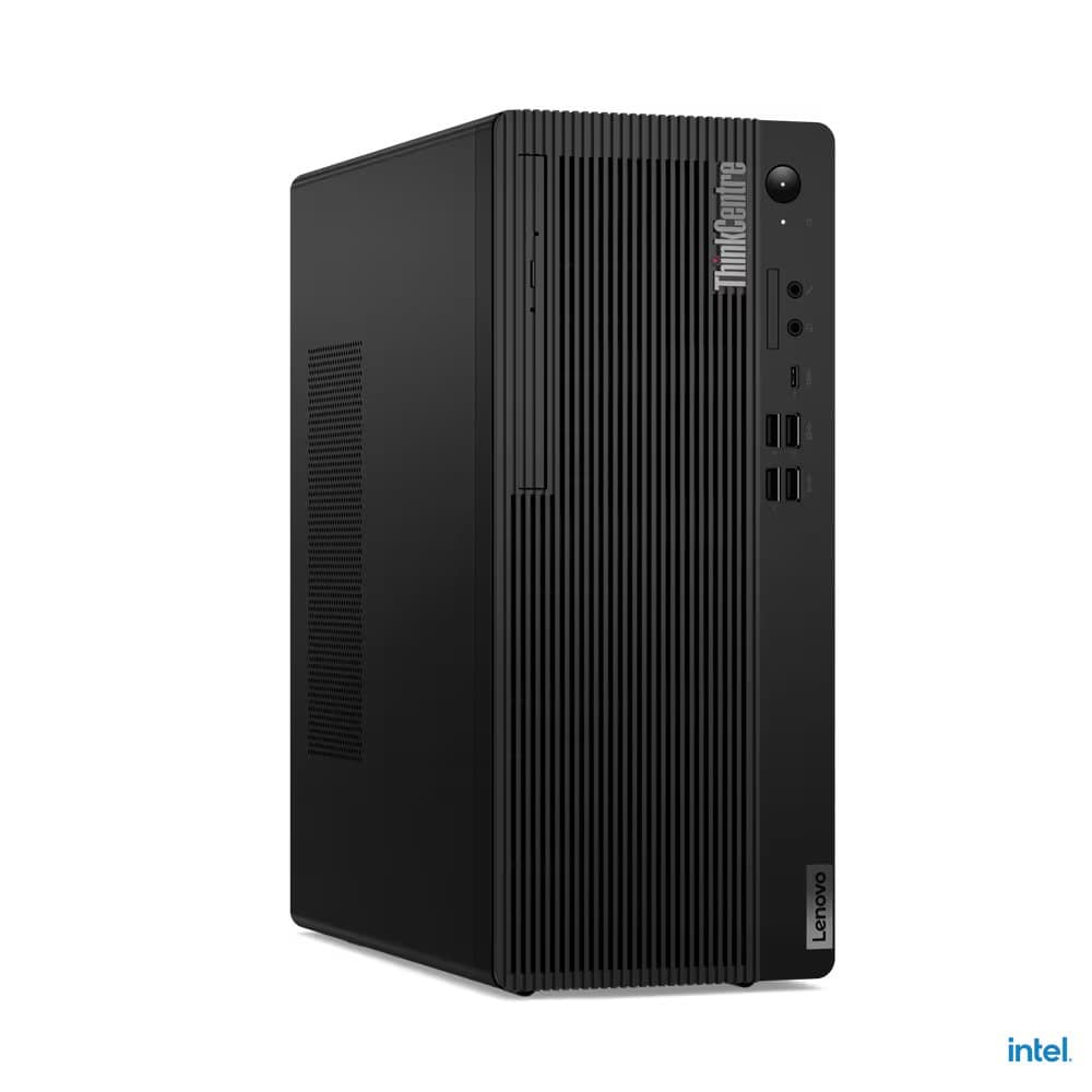 Lenovo 11TAS04G00 ThinkCentre M70t Gen 3 Desktop, Integrated Intel UHD Graphics 730, 1x 8GB UDIMM DDR4-3200, 512GB SSD M.2 2280 PCIe 4.0x4 Value NVMe Opal, Black