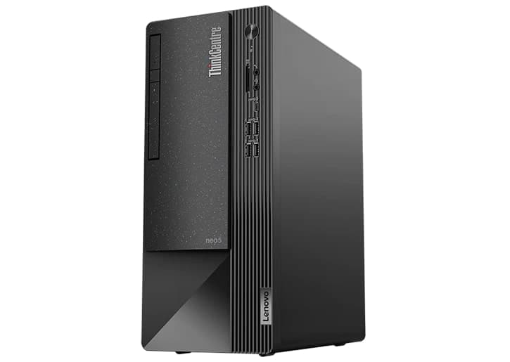 Lenovo ThinkCentre Neo 50t Tower, 12th Gen Intel i5 12400, 8GB RAM, 512GB SSD, Integrated Intel UHD Graphics, Windows 11 Pro
