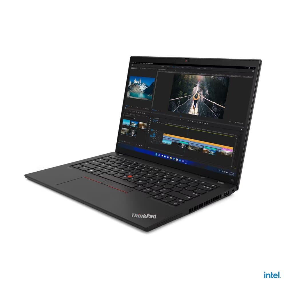 Lenovo 21AHS02B00 T14 2B00 Laptop, Windows 11 Pro, English, NVIDIA GeForce MX550 2GB GDDR6, Thunder Black