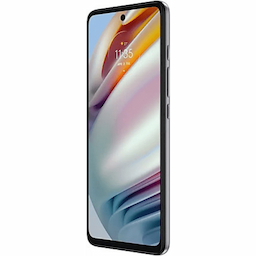 Motorola G60 (PANB0024IN) 5G, 6GB RAM, 128 GB Memory, 6.8 inch, 6000 mAh Battery - Soft Silver