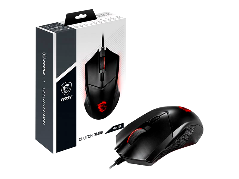 MSI Clutch GM08 Optical Gaming Mouse (S12-0401800-CLA)