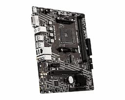 MSI (A520M-A PRO) Support 3rd Gen AMD Ryzen Desktop Processors, 2 DIMMs, Dual Channel DDR4-4600MHz