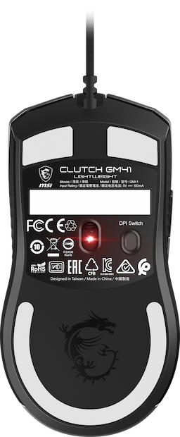 MSI Clutch GM41 (S12-0400D20-C54) Lightweight V2 Optical Sensor Wired Gaming Mouse