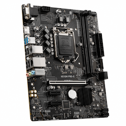 MSI H510M PRO-E-MOTHER BOARD, Black, Mirco-ATX, LGA 1200 socket, Intel H510 Chipset