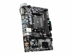 MSI A320M-A PRO MAX AMD AM4 Socket m-ATX Motherboard for Ryzen 1st 2nd 3rd Gen A-Series Athlon X4 Desktop Processors
