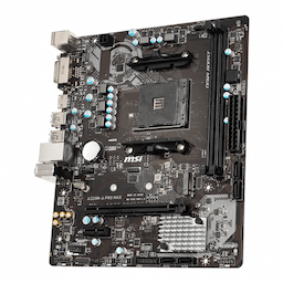 MSI A320M-A PRO MAX AMD AM4 Socket m-ATX Motherboard for Ryzen 1st 2nd 3rd Gen A-Series Athlon X4 Desktop Processors