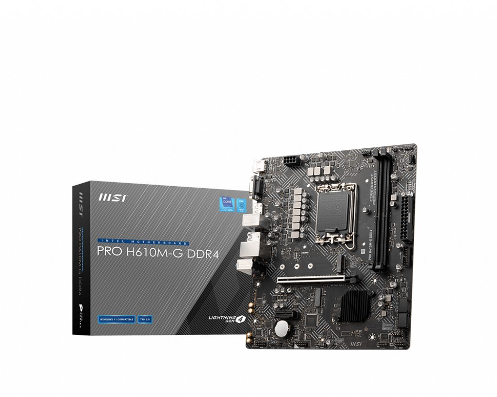 MSI PRO H610M-G DDR4-MOTHER BOARD