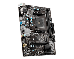 MSI Motherboard ( A320M PRO-VH) AMD A320 Chipset, 1x M.2 Gen3 x4 slot, 4x SATA 6Gb/s ports