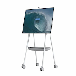 Microsoft STPM1CART Steelcase Roam Mobile Stand for Surface Hub 2S, 50 In, 77.22 x 67.31, Silver