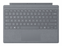 Microsoft Surface Pro Signature Type Cover - keyboard - with trackpad - light charcoal