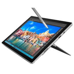 Microsoft Surface Pro 4 Core i5 6th Gen - 8 GB 256 GB SSD Windows 10 Home 1724 2 in 1 Laptop