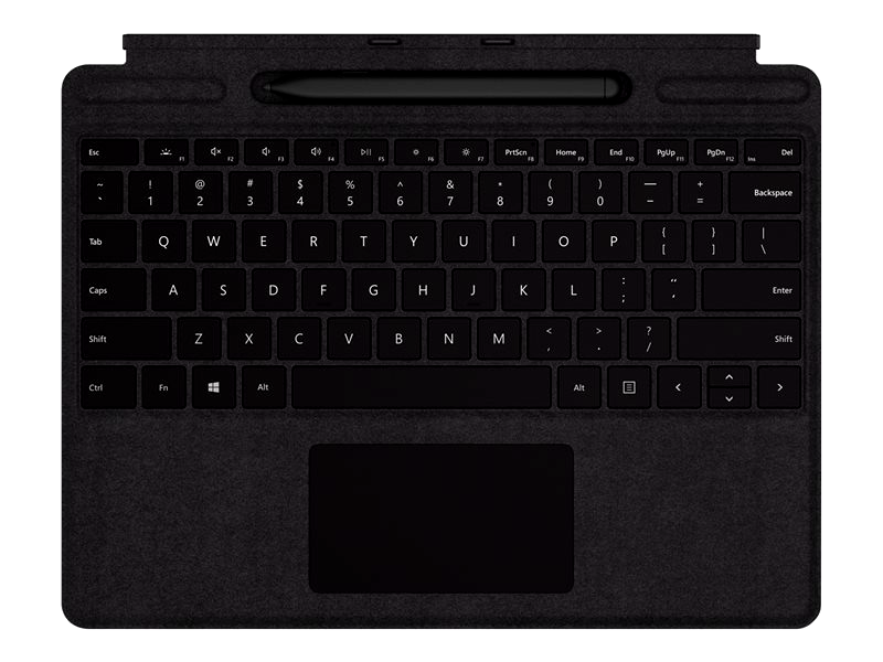 Microsoft Surface Pro X Signature Keyboard with Slim Pen Bundle - keyboard - with trackpad, accelerometer - black