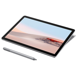 Microsoft NEW Surface Go 2 STZ-00013, 10.1 inches Touch-Screen, Intel Pentium Gold Processor 4425Y, 4GB RAM, 64 SSD, Windows 10 Pro, Silver