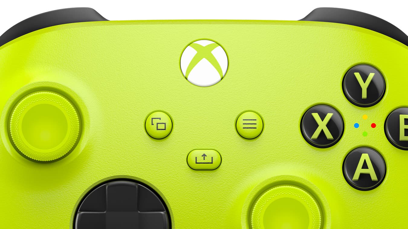 Microsoft QAU-00023 Xbox Wireless Controller, Electric Volt
