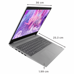 Lenovo IdeaPad 3 15IML05 Notebook - 81WB01DFIN Intel Core i5 8 GB RAM 512 GB SSD 15.6" Windows 11 Platinum Grey