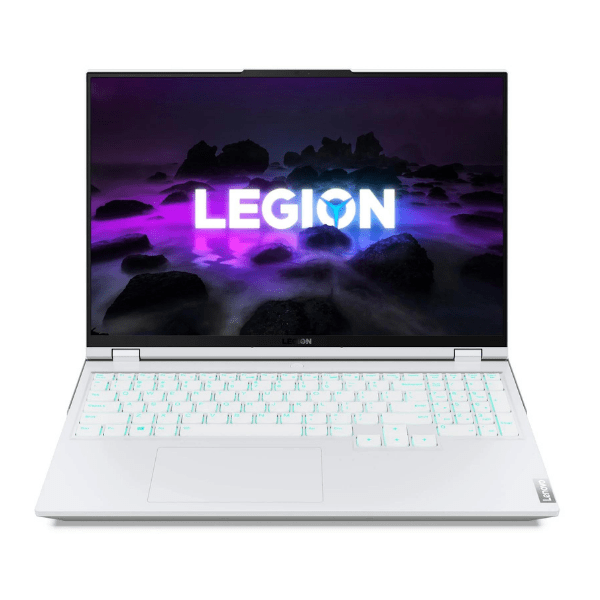 Lenovo Legion 5 Notebook - 82JU018YIN AMD Ryzen 7 16 GB RAM 512 GB SSD 15.6" Windows 11 Stingray (Top), Dove Grey (Bottom)