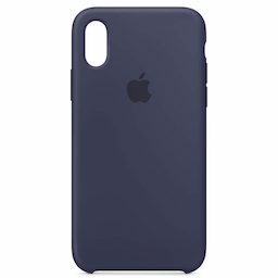 Apple iPhone Xs Silicone Case (Midnight blue)